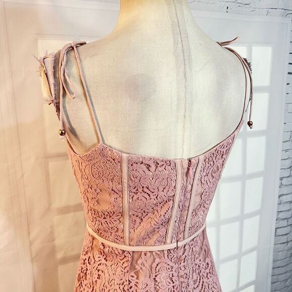 Keepsake the label nwt sense corset detail lace midi dress size 6 - Picture 9 of 14